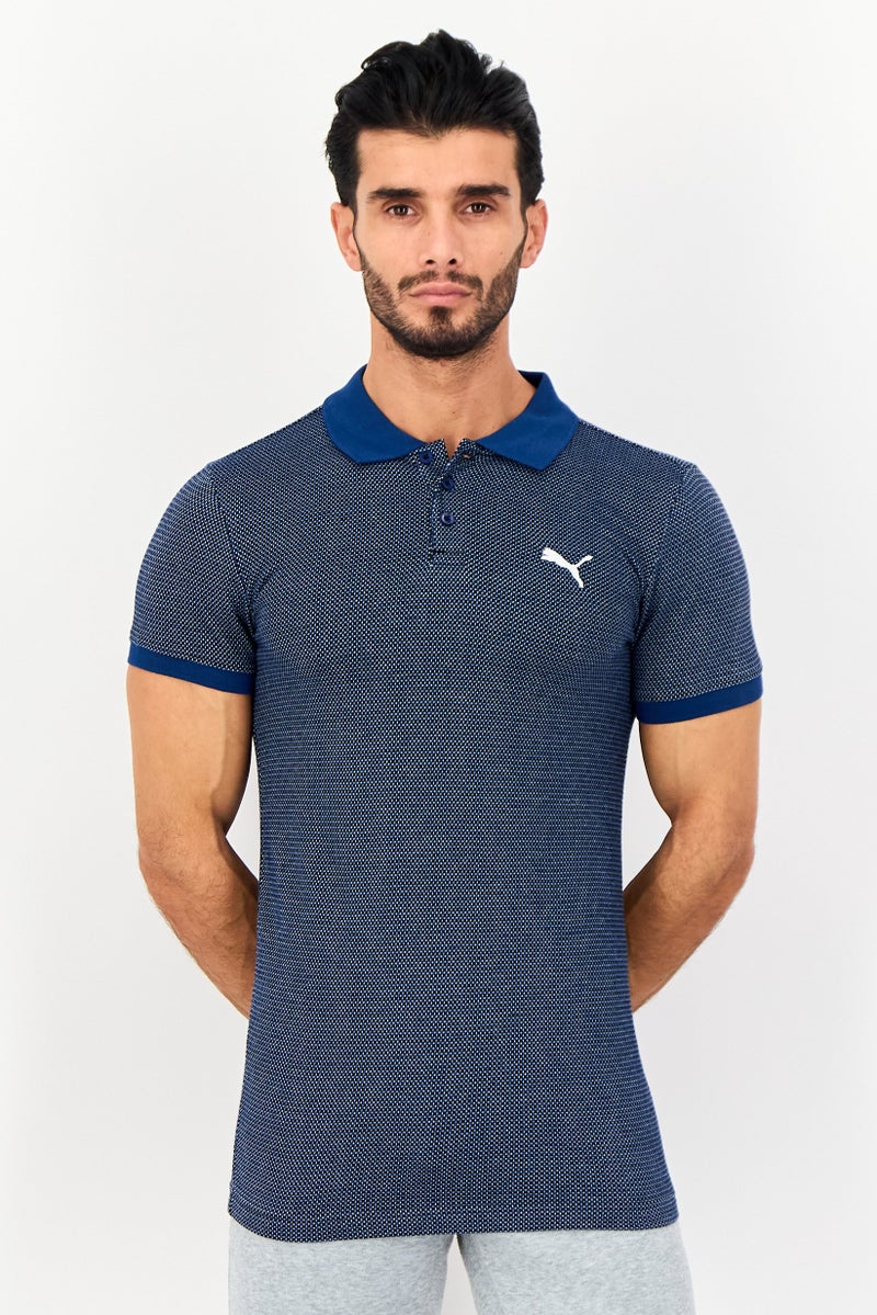 Puma x One8 Men Slim Fit Short Sleeve Outdoor Polo Shirt, Multicolor - Image 1