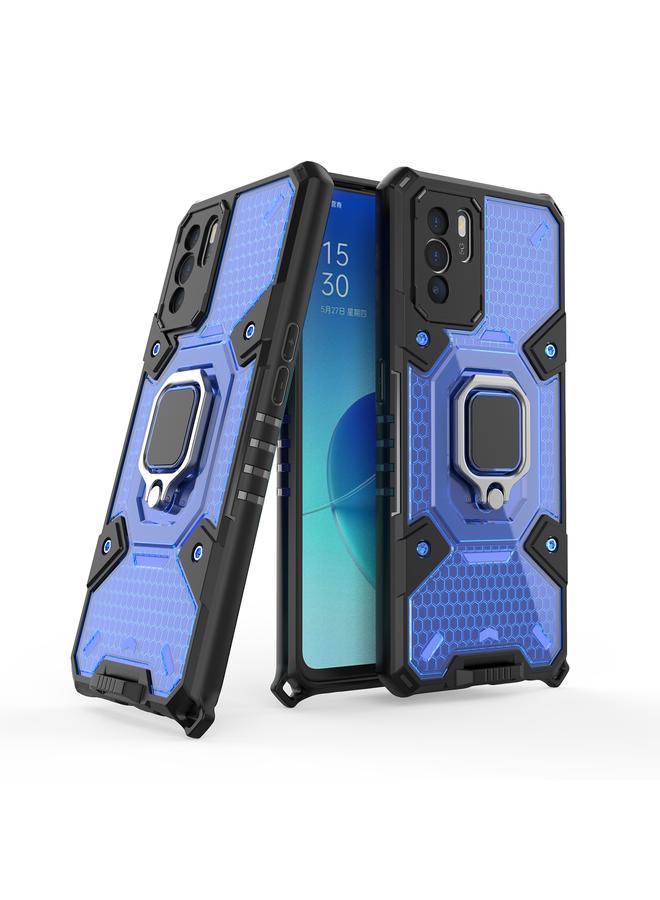 اس-توب جراب لهاتف OPPO Reno 6Z Space PC + جراب واقٍ من حامل حلقي من مادة TPU - Image 1