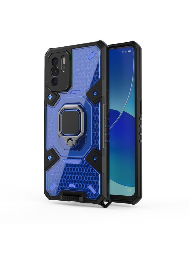 اس-توب جراب لهاتف OPPO Reno 6Z Space PC + جراب واقٍ من حامل حلقي من مادة TPU - Image 2