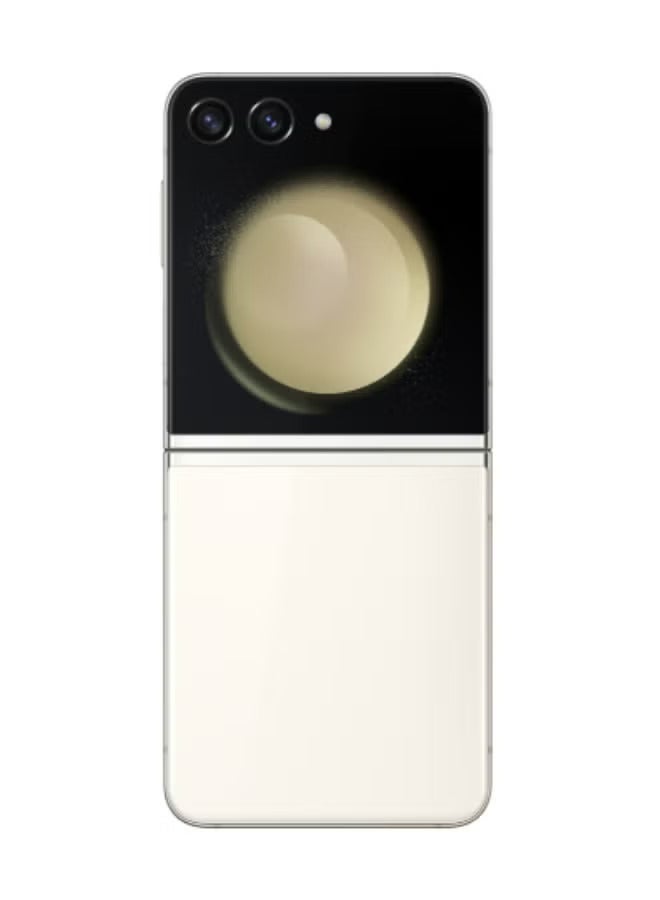 سامسونج مجدد - جالاكسي Z فليب 5 ثنائي الشريحة كريمة 8 جيجابايت رام 256 جيجابايت 5G - النسخة الدولية - Image 2