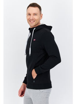 Nordland Men Sportswear Fit Long Sleeves Training Sweatshirt, Black  - Image 2