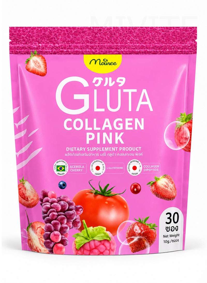 Gluta Collagen Pink Drink Powder – 30 Sachets