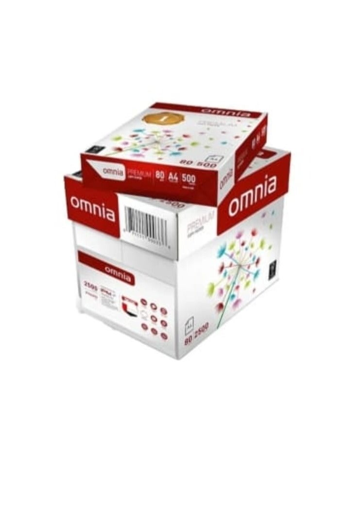 Omnia A4 Size Copy Paper - Pack Of 500 Sheets