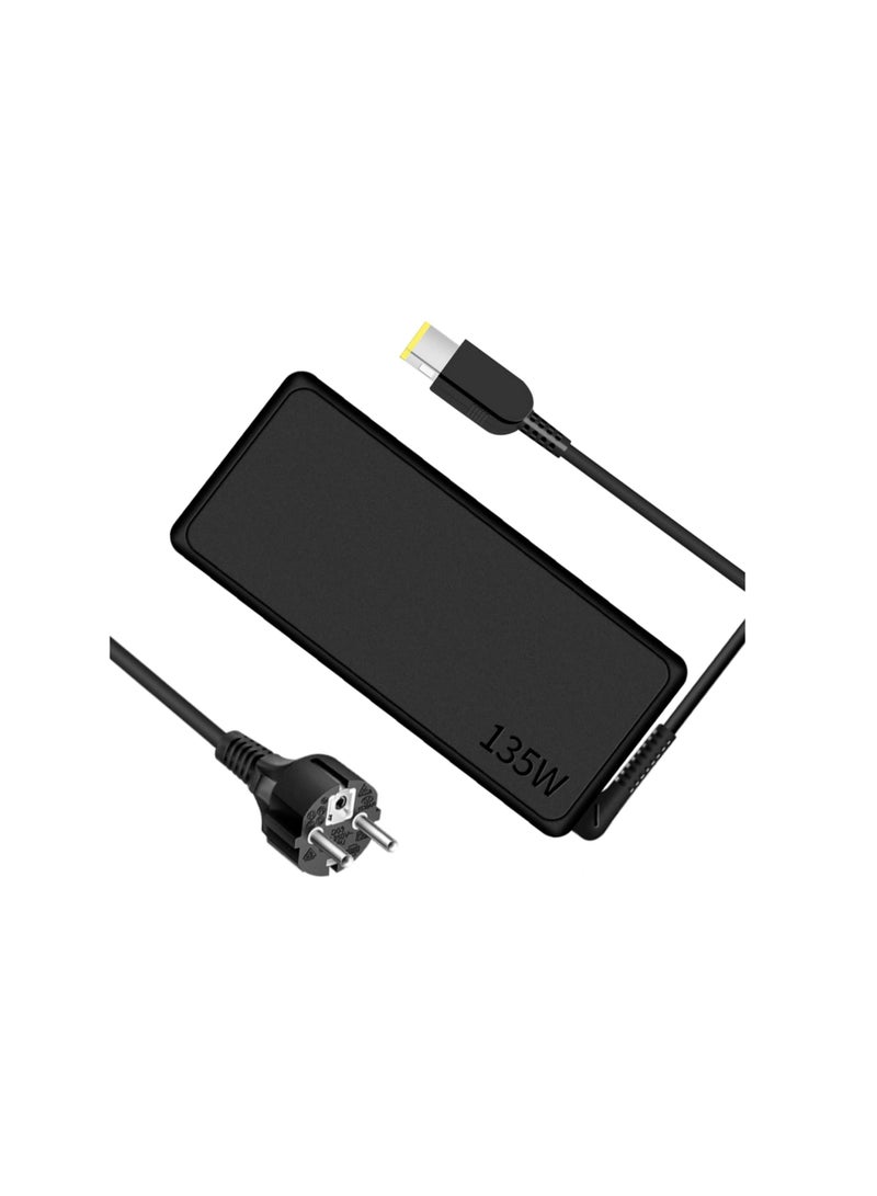 Terabyte 20V 6.75A 135W Laptop Power Supply Charger for Lenovo ADL135NDC3A ADL135NLC3A ADL135NCC3A Thinkpad T440P T450P T460P T470P T540P T550P W540 W550 Workstation Legion Y70 000 00 20 AC Adapter - Image 1