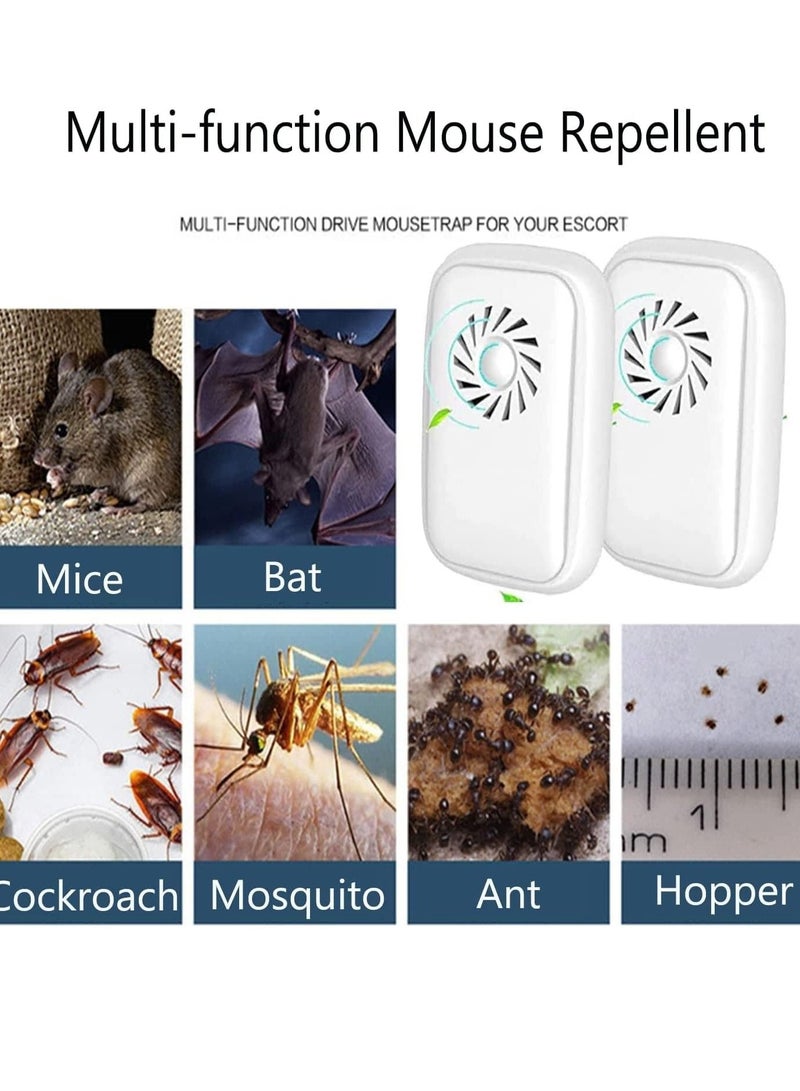 SYOSI Ultrasonic Pest Repeller Mosquito Repellent Plug In Mouse Spider Indoor Silent & Energy Saving Deterrent for Mice Rodents Rat Fly Spiders Cockroaches - Image 2