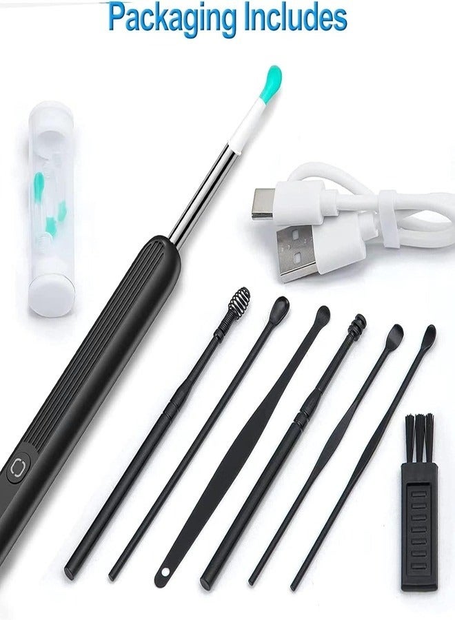 Marrkhor Ear Wax Removal, Ear Pick Kit, Ear Cleaner with Camera,1296P HD Earwax Removal Tool with 8 Pcs Ear Set, Ear Cleaning Kit for Adult, Kids. - Image 5