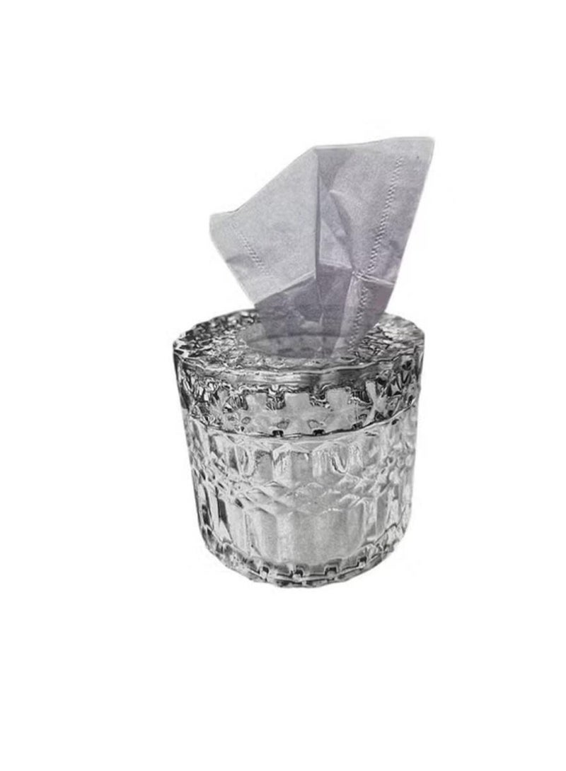Glass tissue box with welcome phrases - Image 3