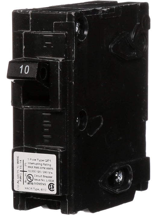 Q110 10Amp Single Pole Type QP Circuit Breaker