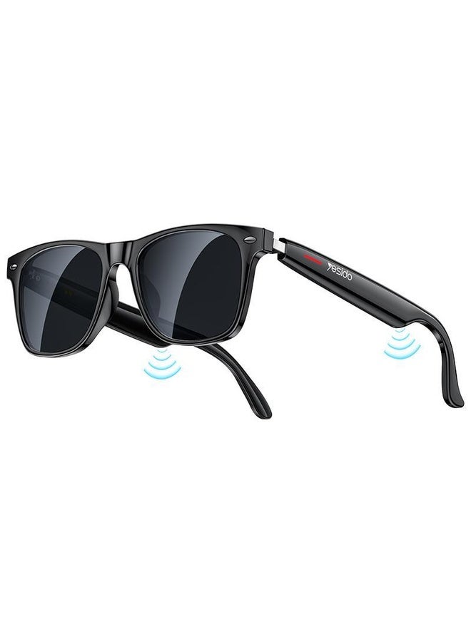 HuHa Yesido IO35 Smart Music Glasses IP54 Waterproof Support BT Call(Black) - Image 1