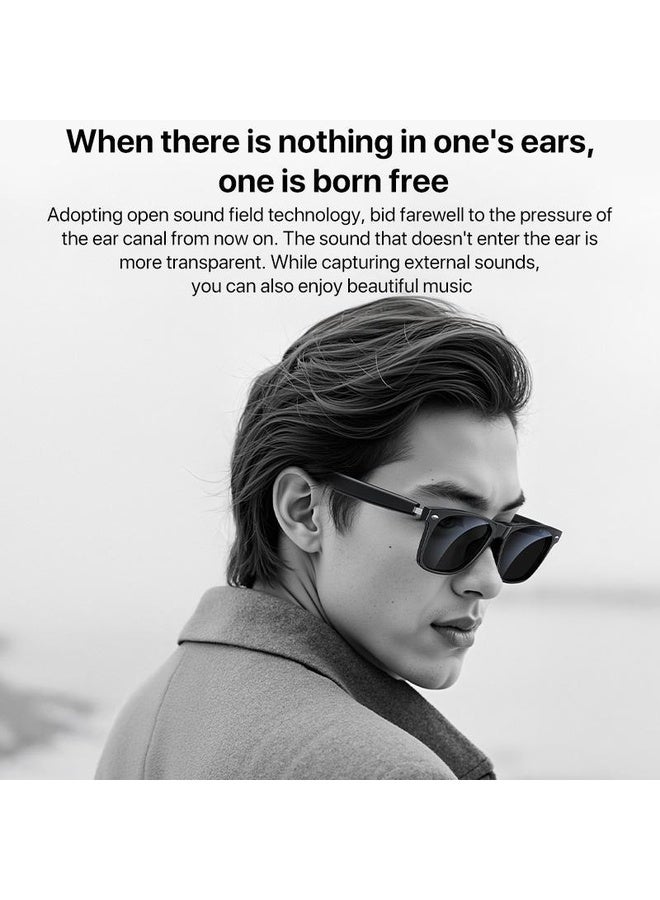 HuHa Yesido IO35 Smart Music Glasses IP54 Waterproof Support BT Call(Black) - Image 3