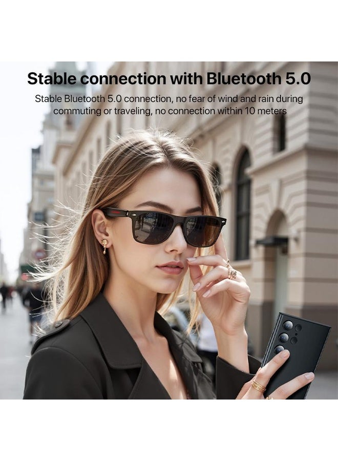HuHa Yesido IO35 Smart Music Glasses IP54 Waterproof Support BT Call(Black) - Image 5