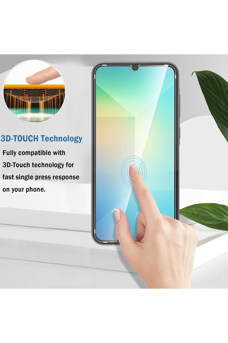 حماية الشاشة والكاميرا 2 في 1 لجهاز سامسونج جالكسي A07 - درع شفاف عالي التغطية لحماية من الخدوش والصدمات - Image 5