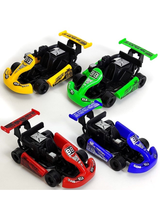 هالامودو حلة 4PCS بالرجوع الى كارت । لعب الأطفال السيارة । نموذج الاحتكاك DongLiChe مصغرة سباق ليس । لتصميم خصوصيتان । الإيكولوجية بطاريات أذهب । كانت واقعية । مواد مناسبة بأصابع صغيره مثالية الأمن في حجمها । ومتانتها । । الألعاب التفاعلي الأبوة هدية مثالية - Image 1