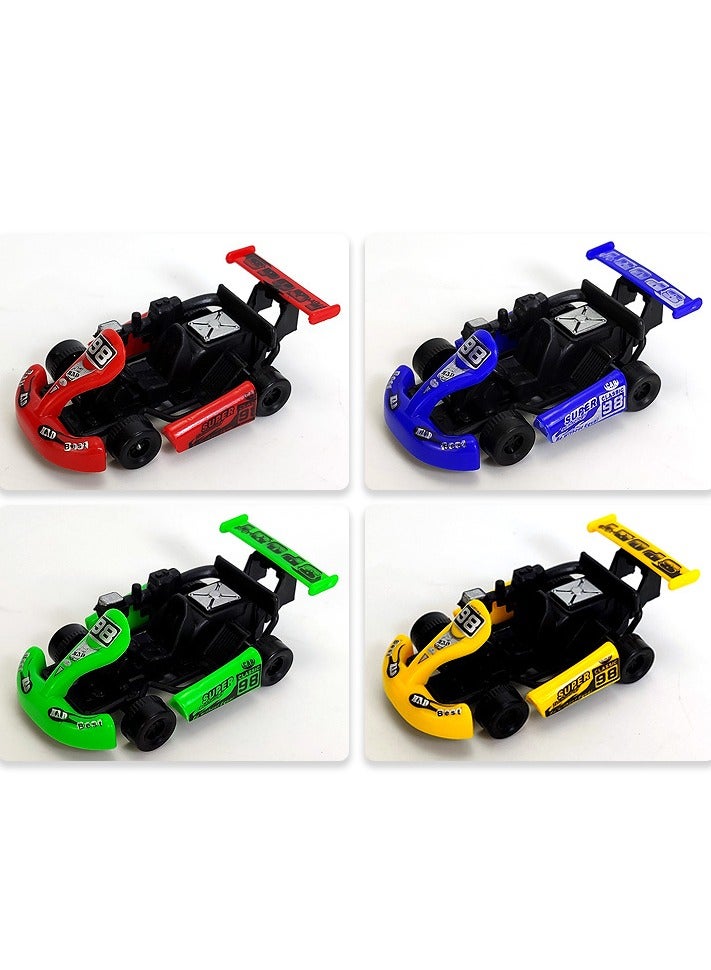 هالامودو حلة 4PCS بالرجوع الى كارت । لعب الأطفال السيارة । نموذج الاحتكاك DongLiChe مصغرة سباق ليس । لتصميم خصوصيتان । الإيكولوجية بطاريات أذهب । كانت واقعية । مواد مناسبة بأصابع صغيره مثالية الأمن في حجمها । ومتانتها । । الألعاب التفاعلي الأبوة هدية مثالية - Image 4