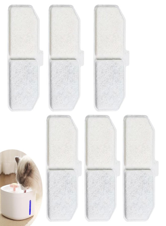 ٥ قطع من فلاتر نافورة مياه القطط، فلاتر بديلة لنافورة مياه القطط، فلاتر قطنية مقاس ١١٫٣ × ٤٫٣ سم، تحافظ على مياه شرب نظيفة للقطط - Image 1