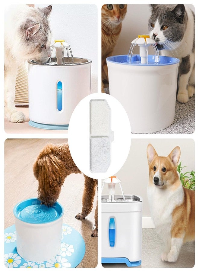 ٥ قطع من فلاتر نافورة مياه القطط، فلاتر بديلة لنافورة مياه القطط، فلاتر قطنية مقاس ١١٫٣ × ٤٫٣ سم، تحافظ على مياه شرب نظيفة للقطط - Image 2