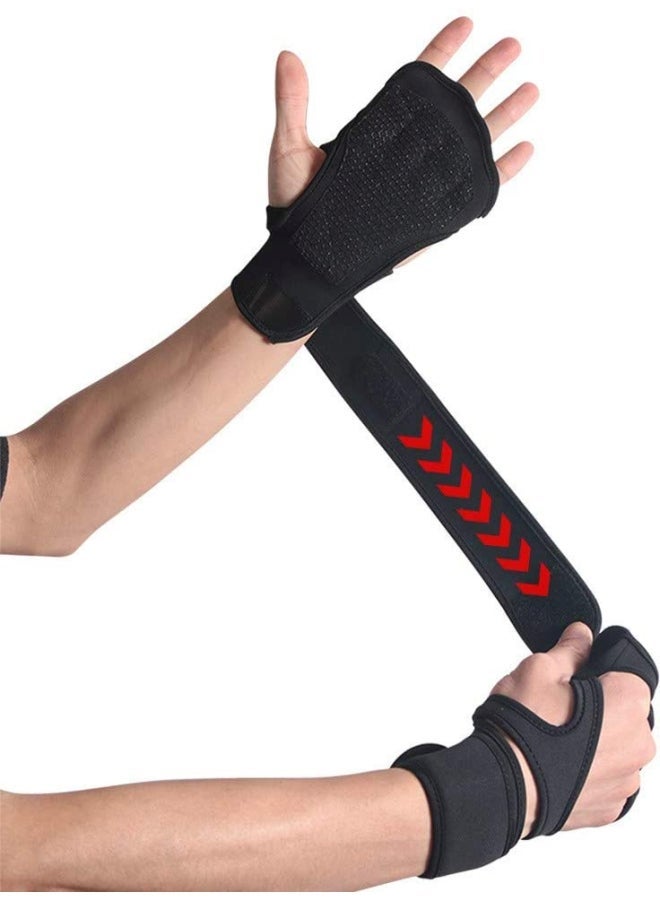 Captaintech Sports Cross Training Gloves With Wrist Support 1inch - Image 2
