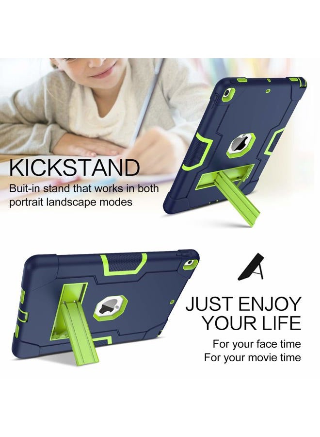 BENTOBEN for iPad Air 3 2019 Case, iPad Pro 10.5" 2017 Case, 3 Layers Heavy Duty Rugged Shockproof Kickstand Sturdy Protective Tablet Cases for iPad Air 3rd Gen/iPad Pro 10.5" 2017, Dark Blue/Green - Image 4
