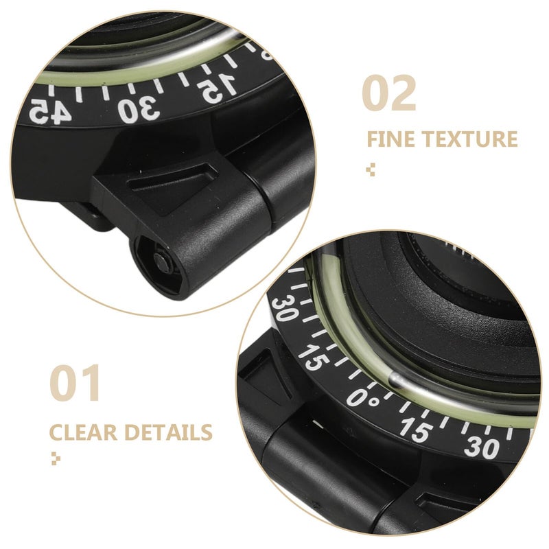 High Precision Inclinometer Luminous Folding Car Compass Ball Dashboard Mount for Navigation - Image 4