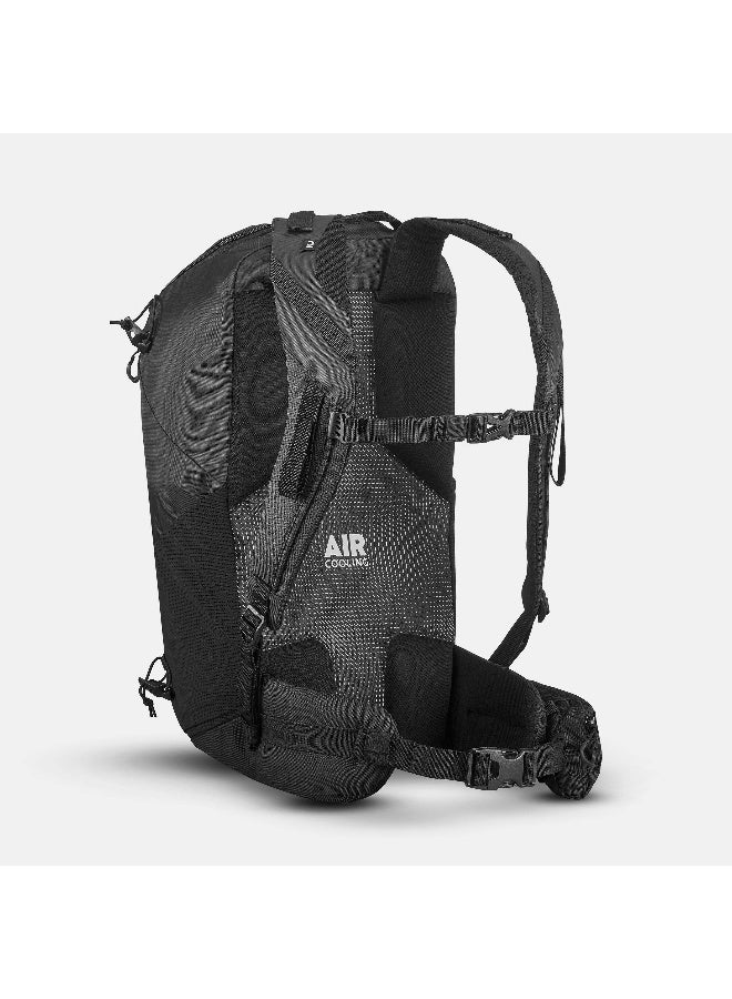Quechua By DECATHLON | MH 100 | capacity 20 litres | Hiking Trekking Backpack |Black  - Image 3