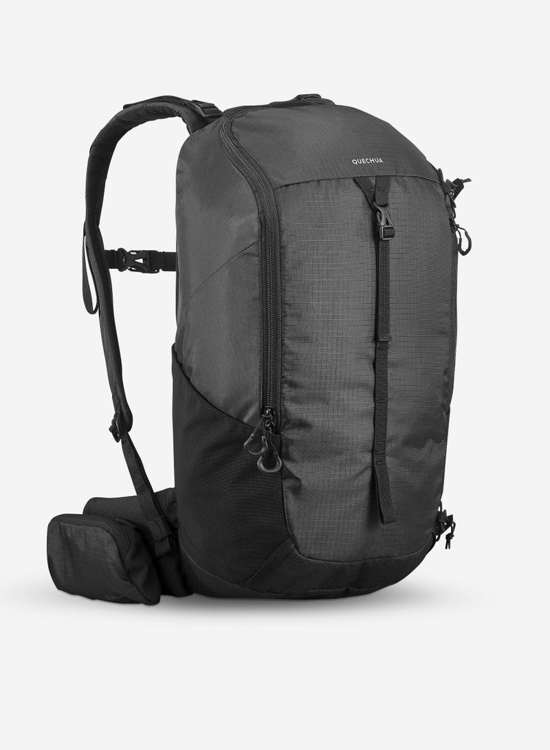 Quechua By DECATHLON | MH 100 | capacity 20 litres | Hiking Trekking Backpack |Black  - Image 4