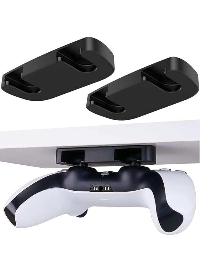 X spring Controller Table Stand For Ps5 Ps4 Controller No Drilling Stick Under Desk Mount Controller Holder Playstation 5 Playstation 4 Table Organizer And Desk Management Under Desks Stand - Image 1