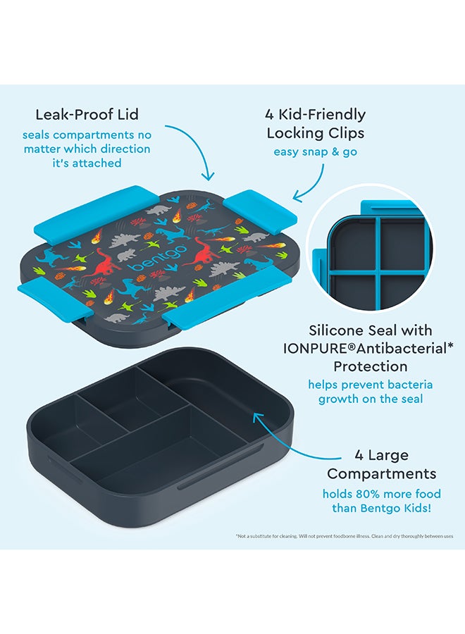 Bentgo Kids Prints Slim Lunchbox - Dino - Image 3