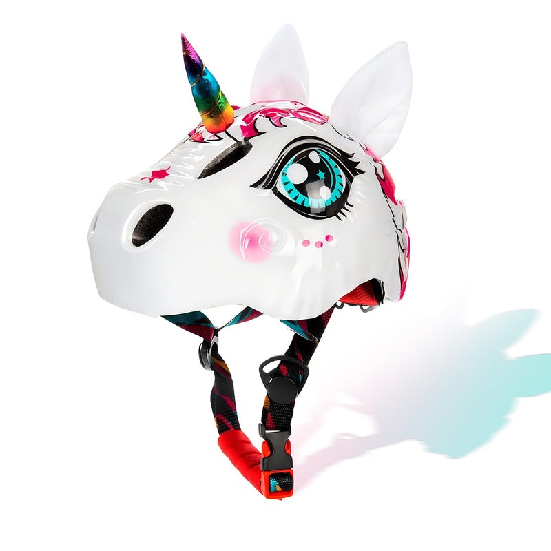 Natuway Unicorn Helmet for Toddler and Kid with Taillight 3D Unicorn 2-6 Years CPSC Certified Multi-Sport,Skateboard Skating Bike Scooter Helmet Toddler Gift Christmas - Image 1