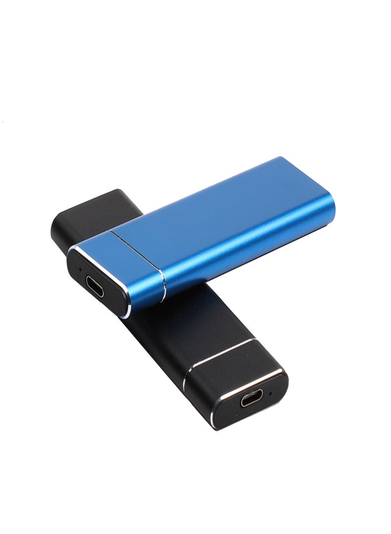 محرك أقراص الحالة الصلبة المحمول من النوع C بسعة 1 تيرابايت وواجهة USB3.1 SSD مقاوم للصدمات من سبائك الألومنيوم باللون الأسود - Image 4