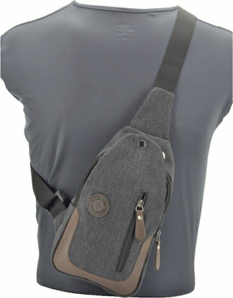 Bizoon 2022 Canvas Backpack and Chest Bag Bodybag - Image 1