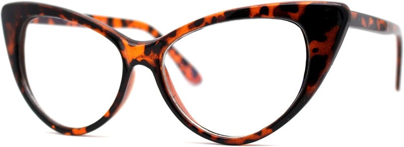 SA106 Classic Gothic True Cat Eye Frame Blue Light Filtering Computer Glasses - Image 2