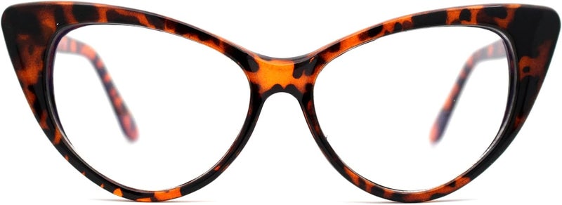 SA106 Classic Gothic True Cat Eye Frame Blue Light Filtering Computer Glasses - Image 1