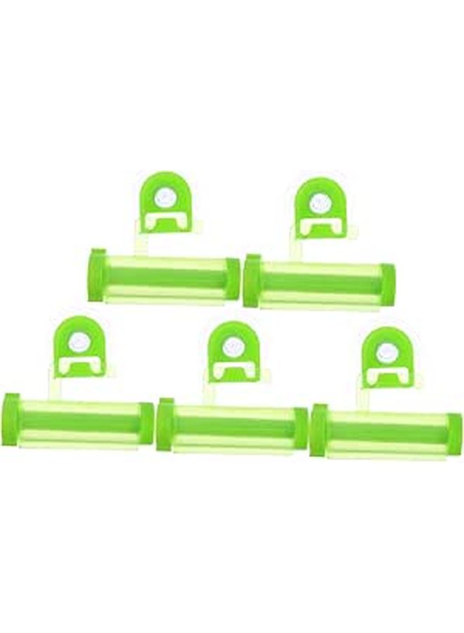 5 Toothpaste Squeezer Roller Toothpaste Tube Key Saves Waste Mixed Colors - Image 1