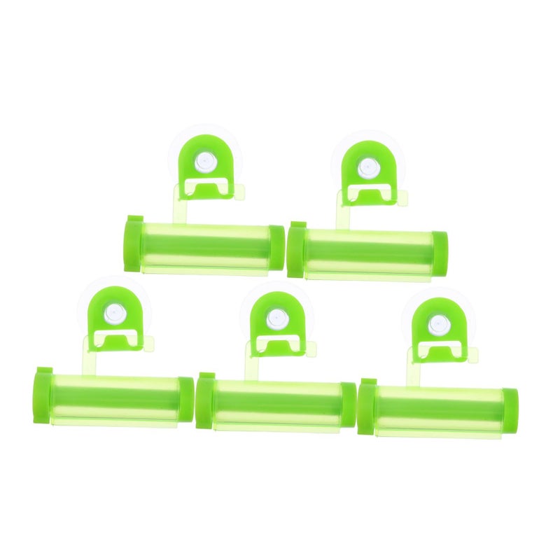 5 Toothpaste Squeezer Roller Toothpaste Tube Key Saves Waste Mixed Colors - Image 2