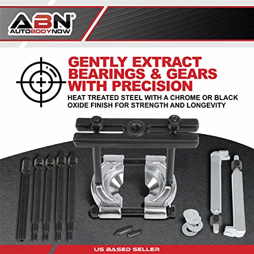 ABN Bearing Puller Kit - 14 Piece 5 Ton Automotive Bearing Separator - 2 and 3 Inch Jaw Splitting Gear Puller Tool Set - Image 4