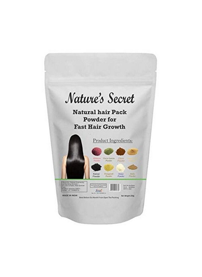 Nature's Secret Diy Natural Hair Pack Powder For Fast Hair Growth, Green, 250 G  - Image 1