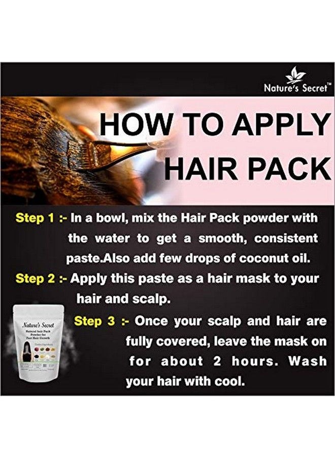 Nature's Secret Diy Natural Hair Pack Powder For Fast Hair Growth, Green, 250 G  - Image 5