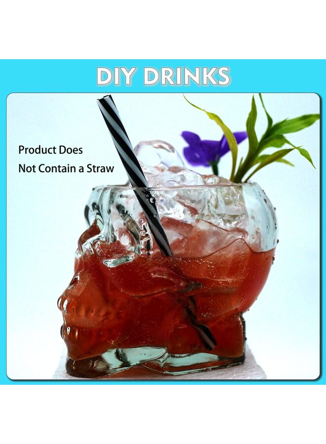 2pcs Glass Skull Wine Glasses with Premium Gift Box - 350ml Large Capacity 3D Horror Crystal Glasses for Home Bar Decoration and Gifts - Image 3