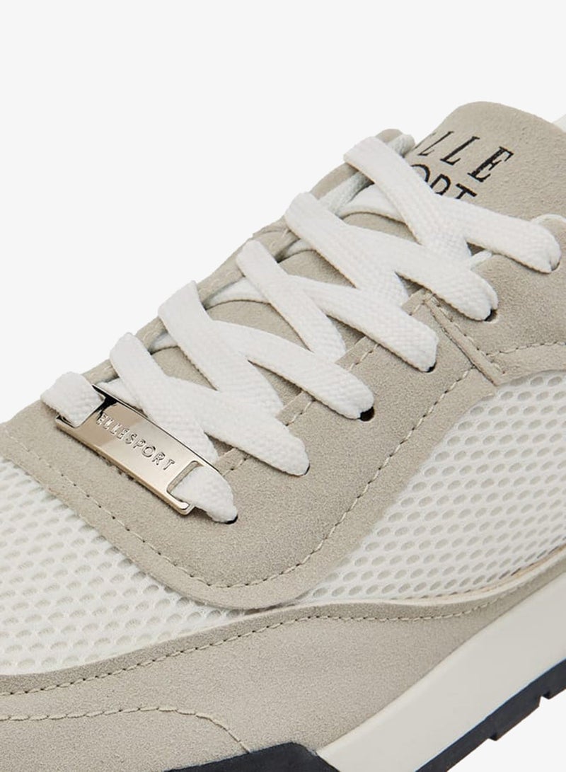 ELLE Women's Logo Detail Sneakers with Lace-Up Closure - Image 4