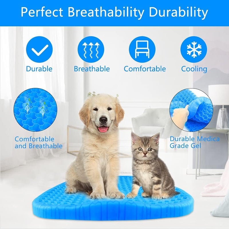 Extra Thick Gel Cushion Seat Pad - Cooling Egg Grid Chair Cushion for Office Workers, Drivers and Wheelchair Users, Breathable Design for Hip and Tailbone Comfort - Image 3