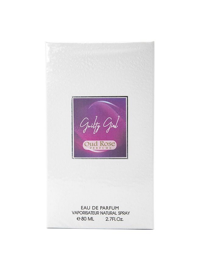 Oud Rose PERFUMES Guilty Girl Oud Rose Perfume For Unisex Eau De Parfum 80ml - Image 3