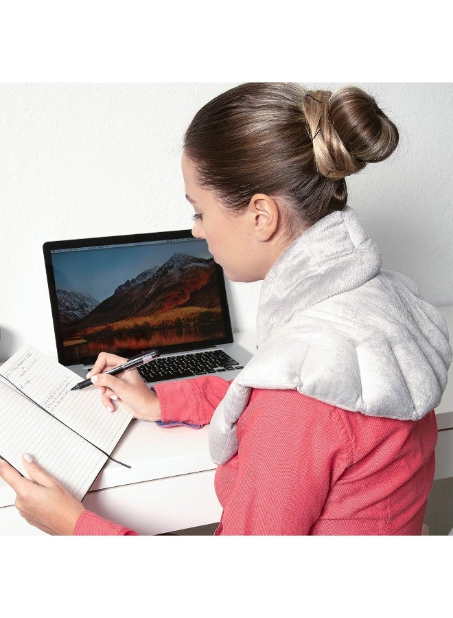 Bed Buddy Microwavable Heating Pad and Cooling Neck Wrap, Comfort Wrap for Neck and Shoulders, Microwavable for Moist Heat Therapy and Freezable for Cooling Therapy, Lavender & Rose Aromatherapy - Image 4