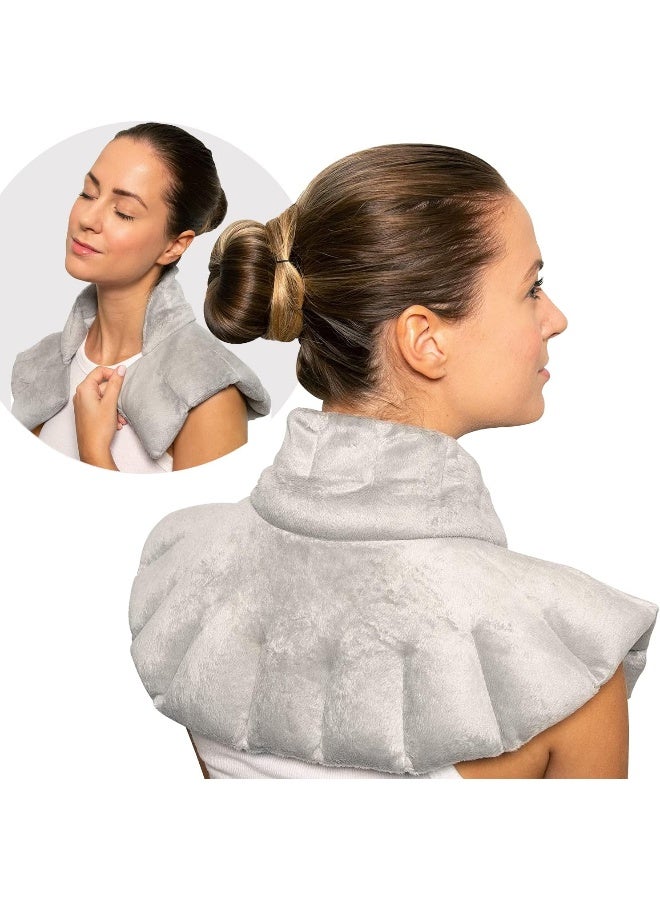 Bed Buddy Microwavable Heating Pad and Cooling Neck Wrap, Comfort Wrap for Neck and Shoulders, Microwavable for Moist Heat Therapy and Freezable for Cooling Therapy, Lavender & Rose Aromatherapy - Image 1