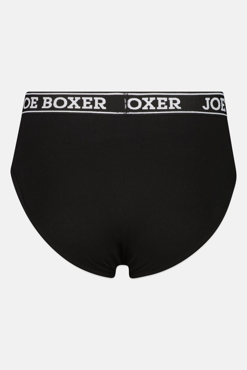 Joe Boxer Men 3 Piece Brand Logo Underwear Briefs, Multicolor - Image 3
