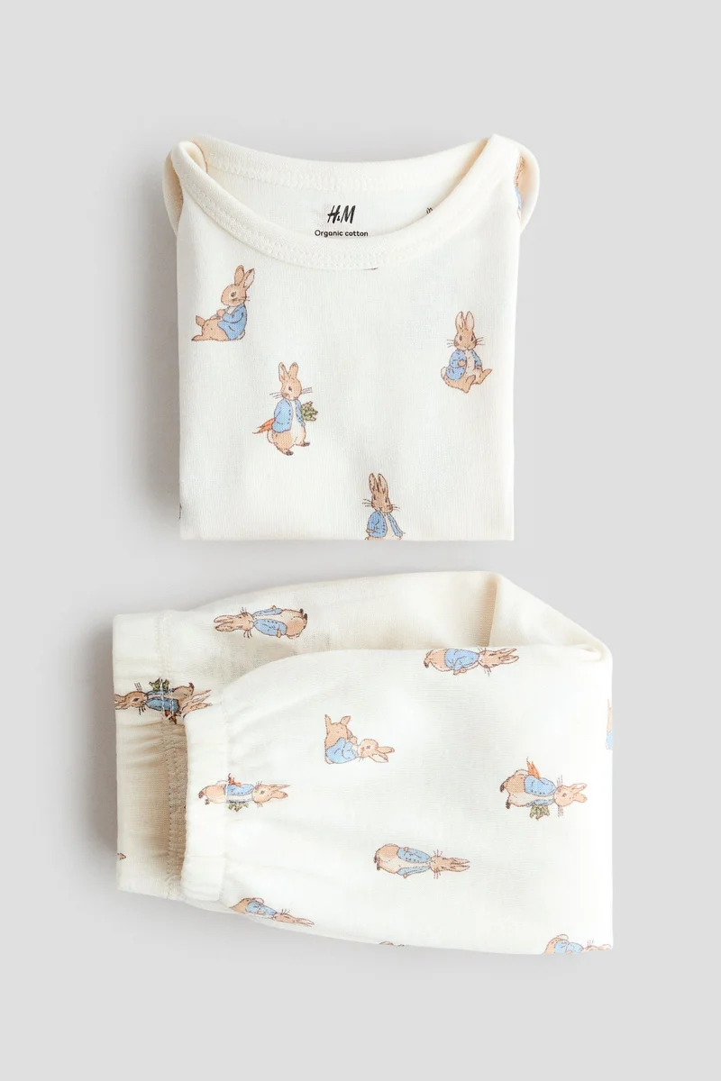 H&M 2-piece printed cotton set