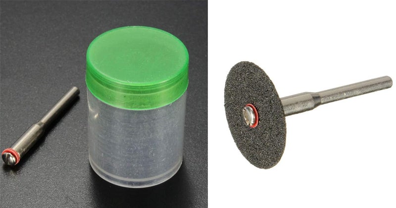 DIY Crafts DIY Crafts Pack Of 10 Pcs, Multi, Colour With 1 Pc Mandrel, 24mm Mini Diamond Cutting Discs Wheel Drill Bit For Rotary Tool Kit Cut Off Wh(Pack Of 10 Pcs, Multi, Colour With 1 Pc Mandrel)  - Image 4