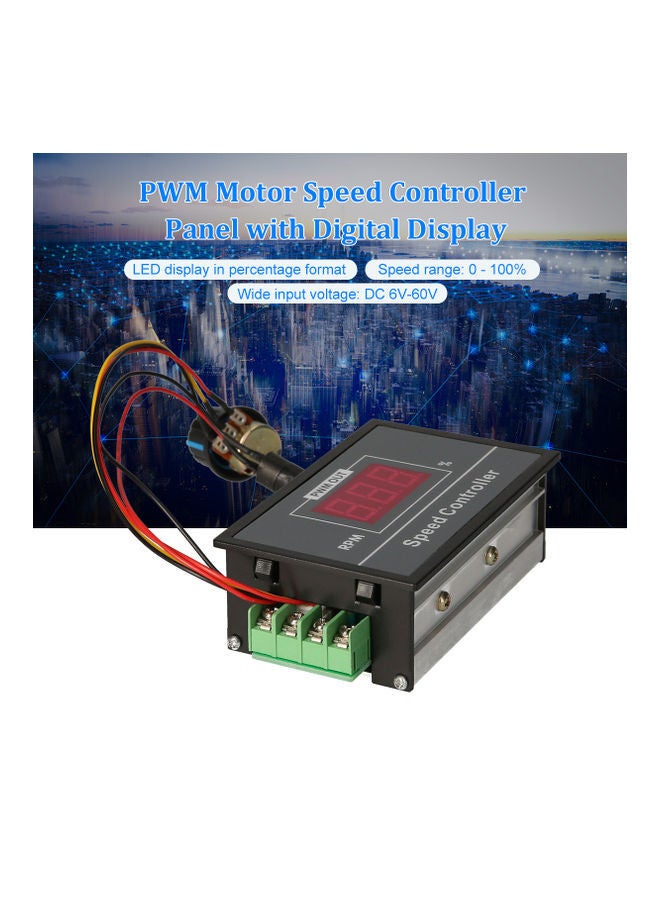 NIBEMINENT Motor Speed Controller Black - Image 3