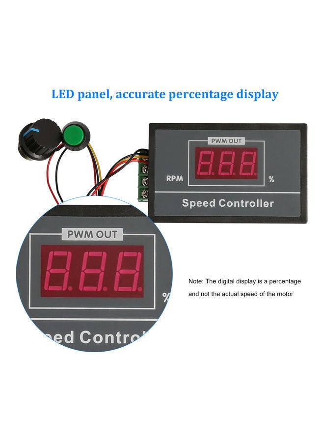 NIBEMINENT Motor Speed Controller Black - Image 5