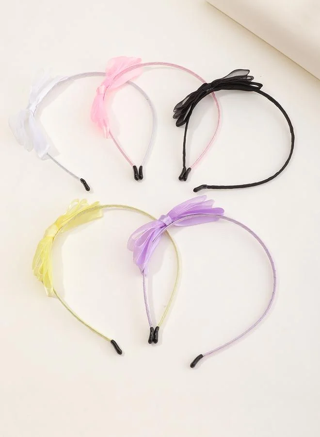 تايك تو Set of 5 - Mesh Bow Headband