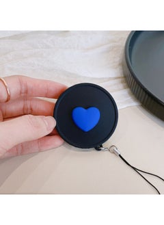 Color Picture Suitable For Fujifilm Instax Mini Evo Special Silicone Lens Cover Camera Protective Cover-Color:Black Cover-little Blue Heart